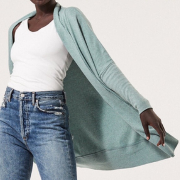 PACT Organic Cotton Airplane Cardigan Green Size L/XL - Picture 1 of 6